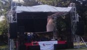 stage,line array sound system,lights,stretch tent,redcarpets for hire