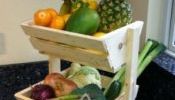 Affordable 2 tiered Vegetable Rack to keep your veggies Fresh and clea