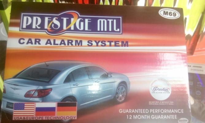 Prestige car alarm system, with free installion