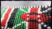 Maasai Market Handmade African Jewelry Beaded Leather Bracelet Cuff