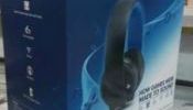 Gold wireless stereo headset for ps4